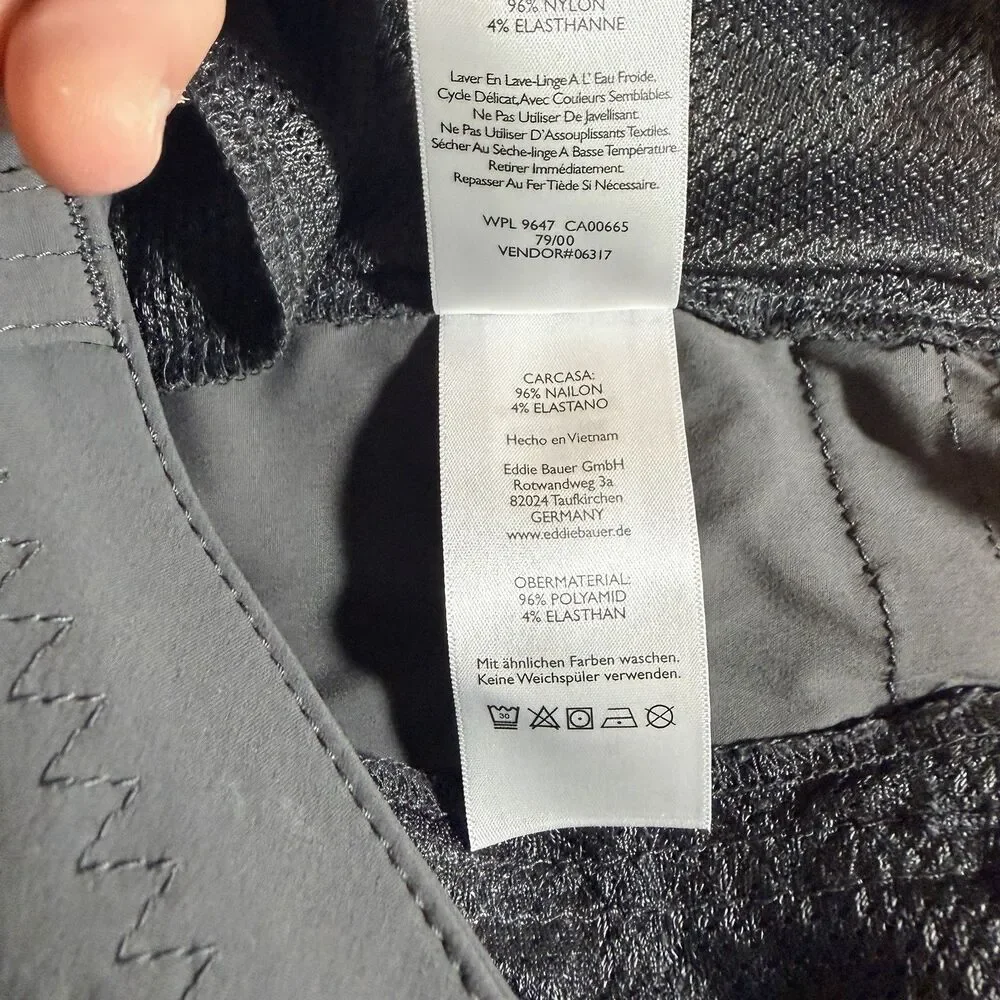 Eddie Bauer Women's Size 16 Gray Sightscape Horizon Convertible Roll Up Pants